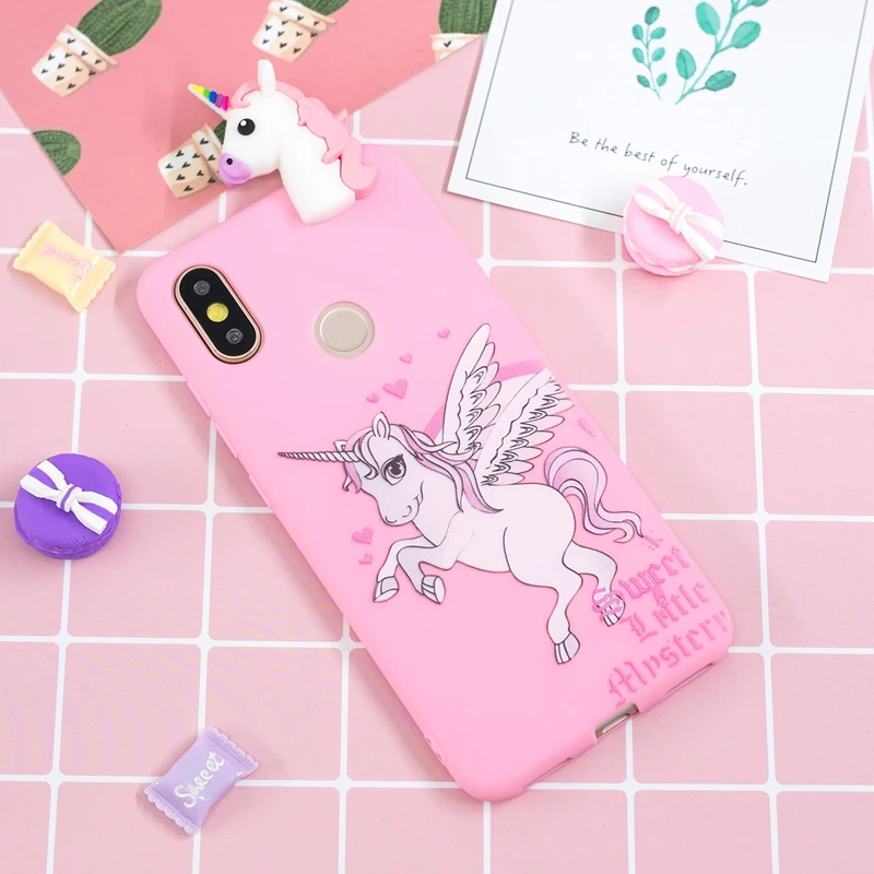 For Coque Xiaomi Redmi S2 Case 3D Cartoon Cat Panda Soft Silicon TPU Back Cover Etui Xiomi Xaomi S 2 |