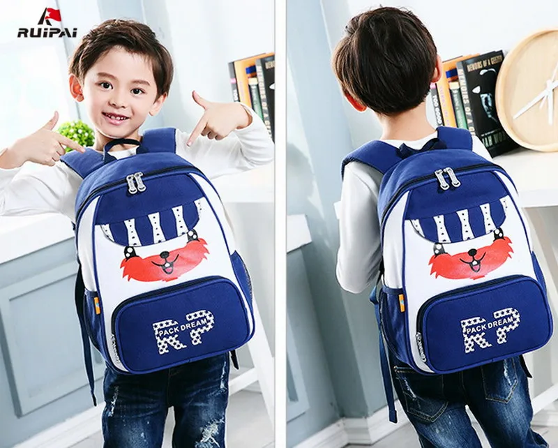 Мультфильм Зоопарк Животных Cute Cat Ранцы Для Мальчиков Дети Рюкзак Mochila Bolsa Мешок