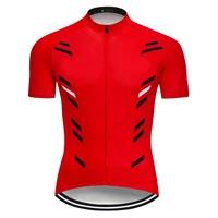 cycling jersey mens short sleeve mtb bike cycling clothing shirt fashion red and black stripes pattern racing bicycle clothing