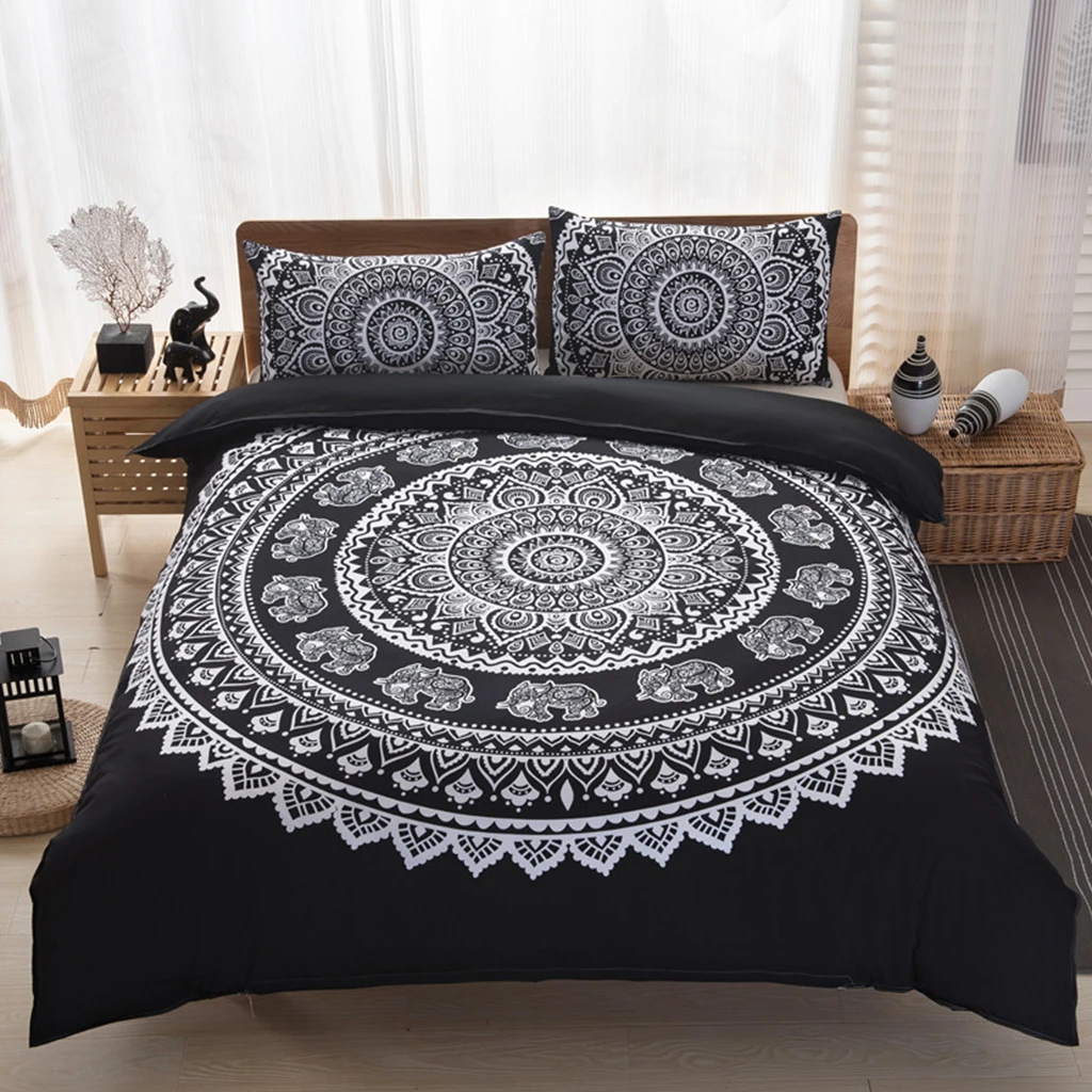 3 шт. Комплект постельного белья из полиэстера с принтом|duvet cover set|bedding setcover set |