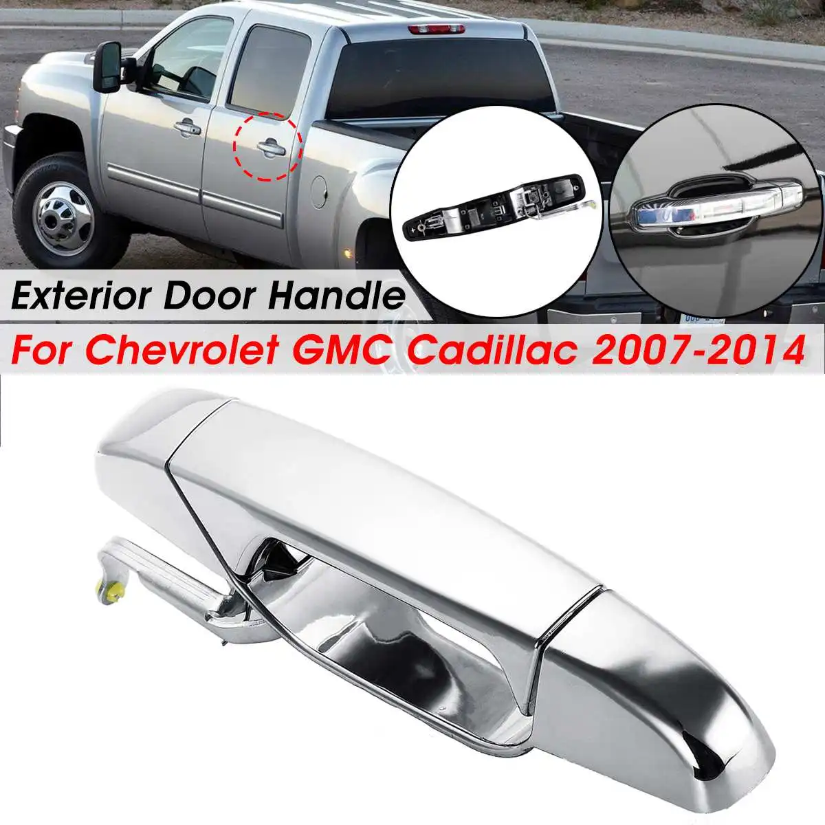 Наружная дверная ручка для Chevrolet для GMC для Cadillac 2007- со стороны водителя задняя левая