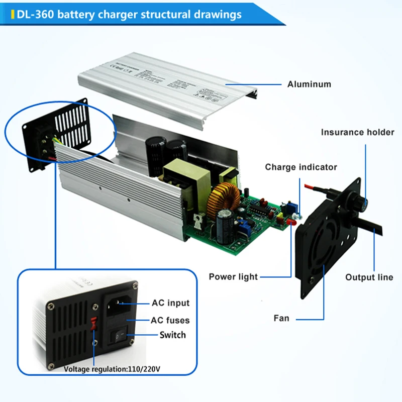 Зарядное устройство для аккумуляторов 10S 32 В 36 5 в 6 А|battery smart charger|battery chargersmart charger |