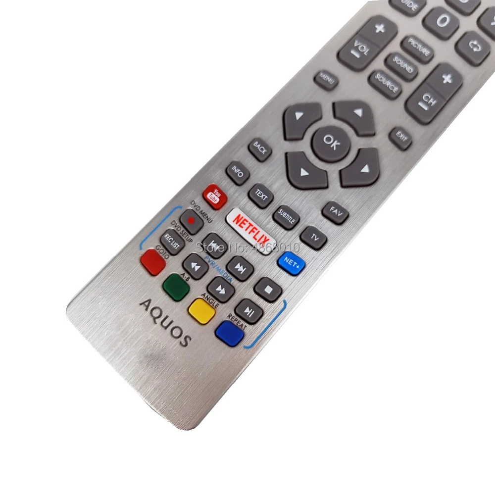 new original tv remote shwrmc0115 for sharp aquos smart led tv ir controle with netflix youtube 3d button fernbedienung free global shipping