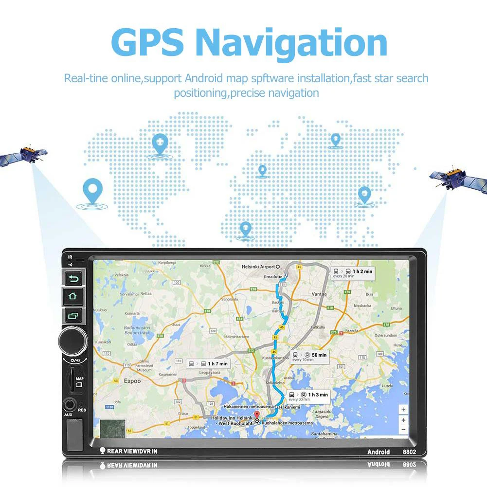 Gps Navi Android 7 1 MP5 плеер Автомобильный стерео автомобильный умная Поддержка TF карта