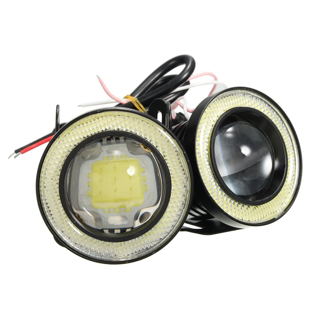 Автомобильные противотуманные фары 2 5 дюйма 12 В|fog light|car fog lighthalo angel eyes |