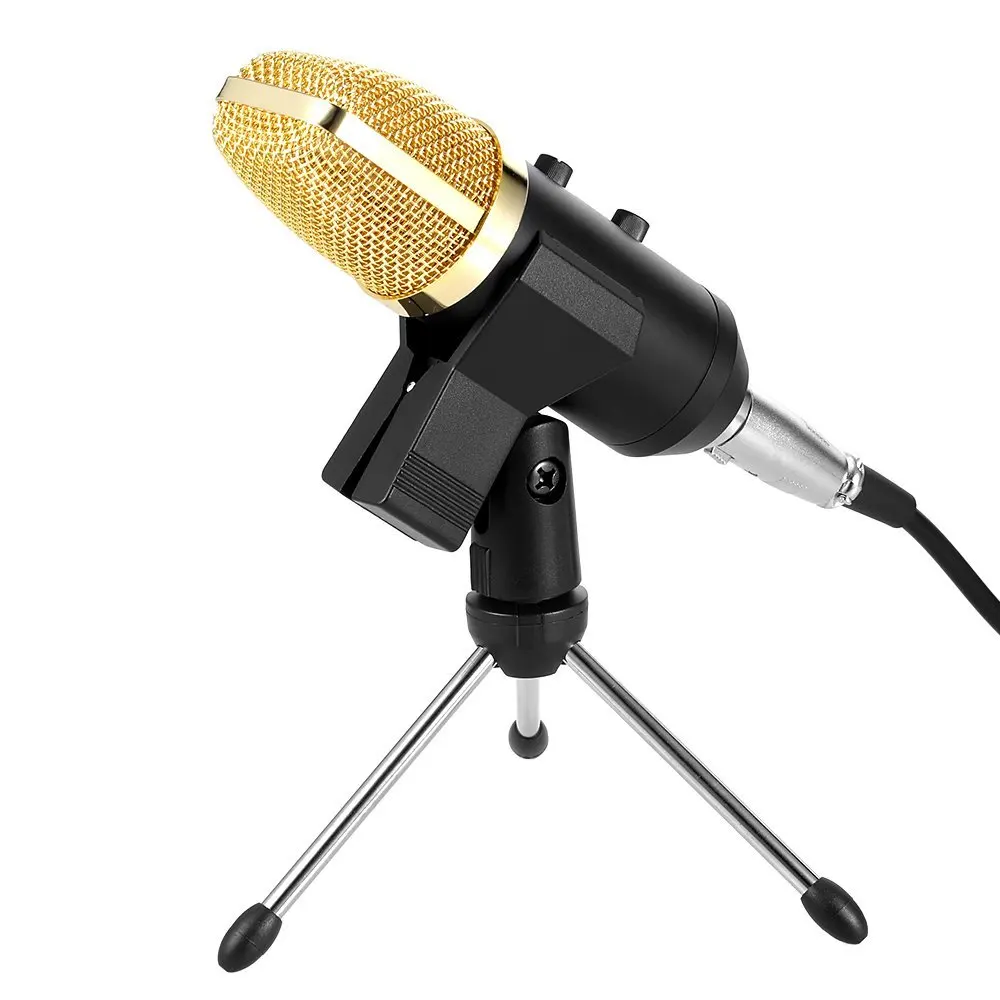 

MK-F100TL Condenser Microphone Professional Desktop Studio Usb Microphone With Stand Tripod For Computer Karaoke Video Recording