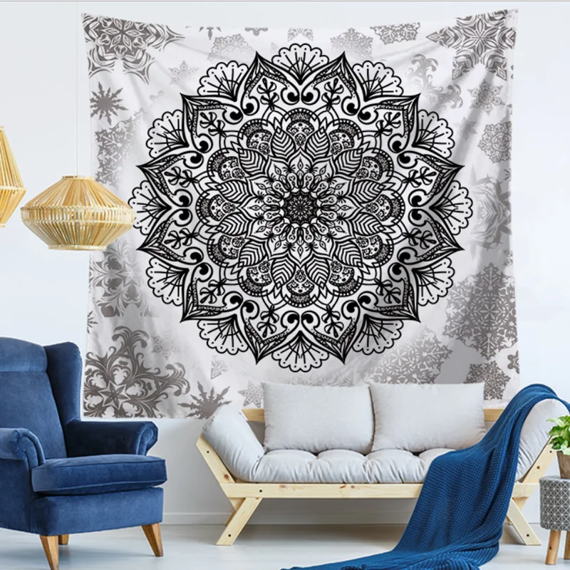 

Yi Chuxin 1pc Bomhitian tapestry Wall Decor Window Tapestry house Decoration Mandala Wall Tapestry table decoration