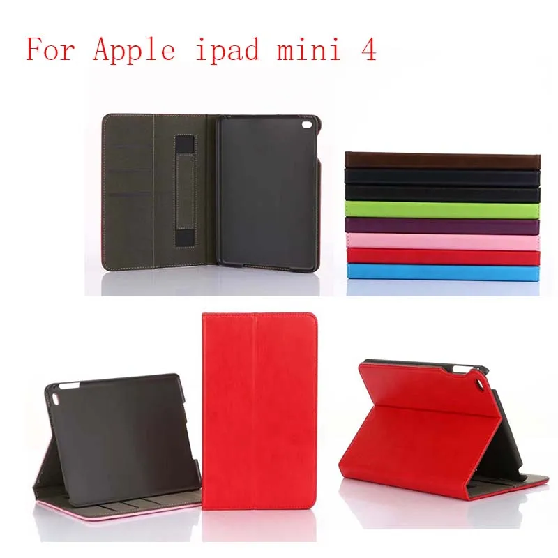 Новый модный дизайнерский Роскошный чехол-книжка для Apple ipad mini 4 Кожаные чехлы с