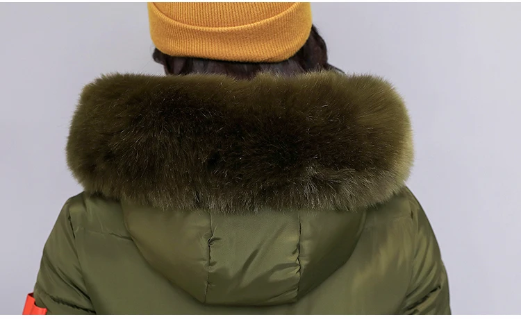Big Collar Parka Down Cotton Jacket 2017 Winter Women Thick Snow Wear Coat Clothing Female Jackets Parkas H198 | Женская одежда