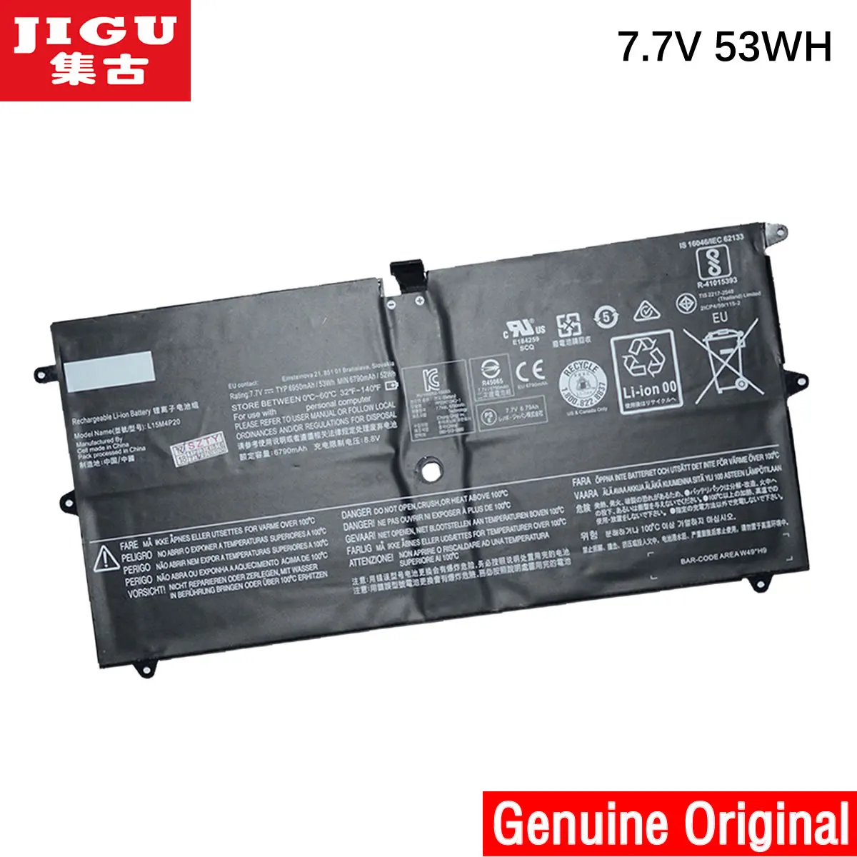 JIGU Оригинальный аккумулятор для ноутбука L15M4P20 LENOVO Yoga 900S 12ISK|laptop battery|laptop battery for