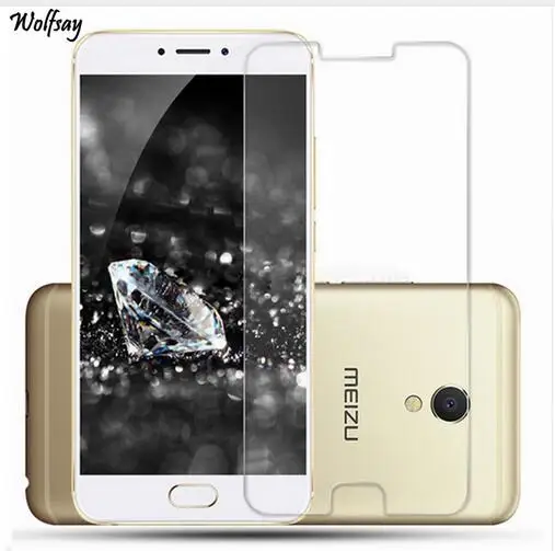 2 упаковки 2.5D защита экрана Meizu Pro 6 стекло закаленное стекло для Meizu Pro 6 стеклянная пленка для телефона для Meizu Pro6 против царапин