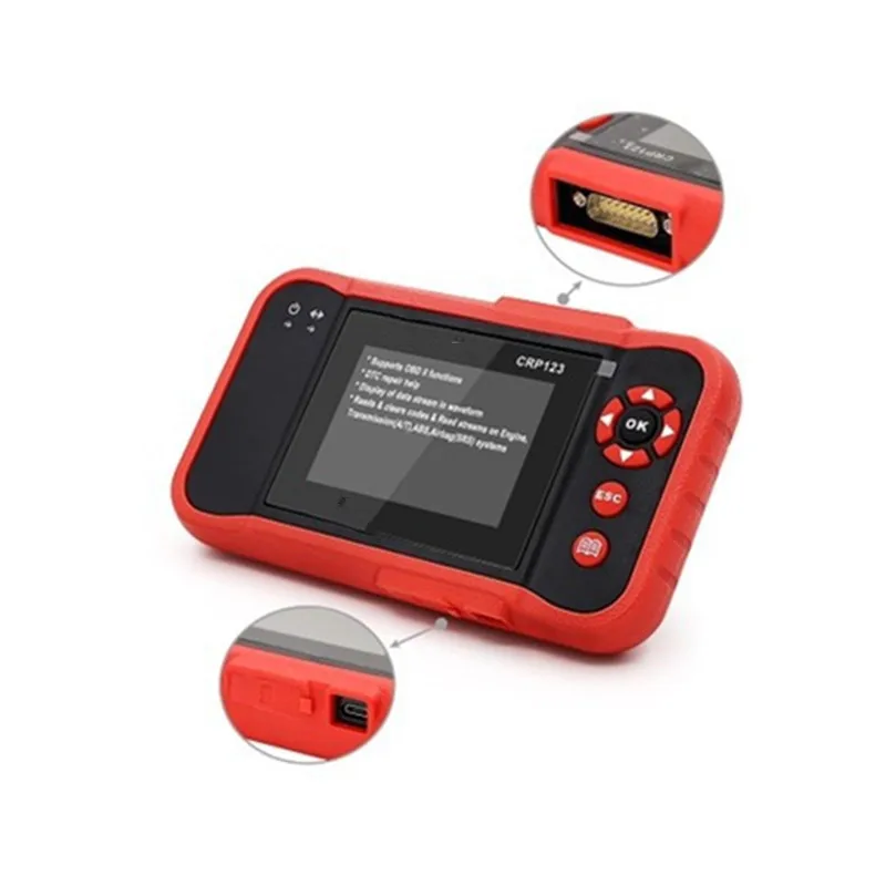 OBDII Code Reader Сканер Тесты двигателя/ABS/SRS/AT CRP123 инструмент диагностики авто|Запчасти