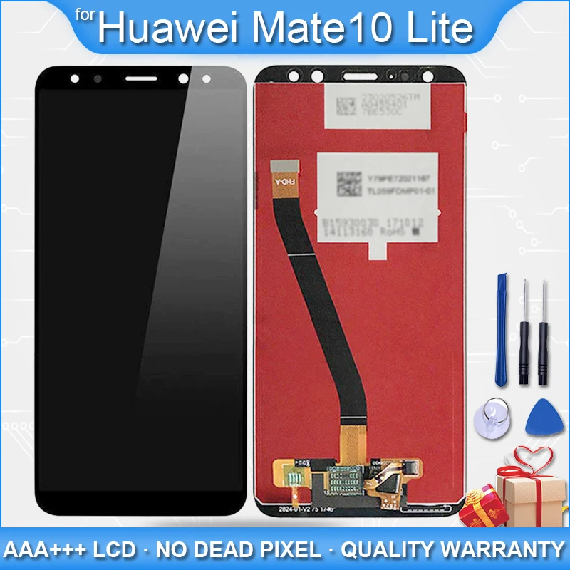 ЖК экран для Huawei Mate 10 Lite дисплей сенсорный дигитайзер сборка с рамкой