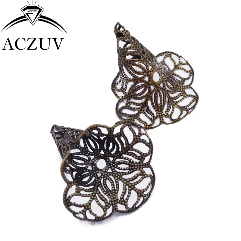 100 шт. серебро розовое золото бронза античный бронзовый родиевый покрытие 23x28 мм