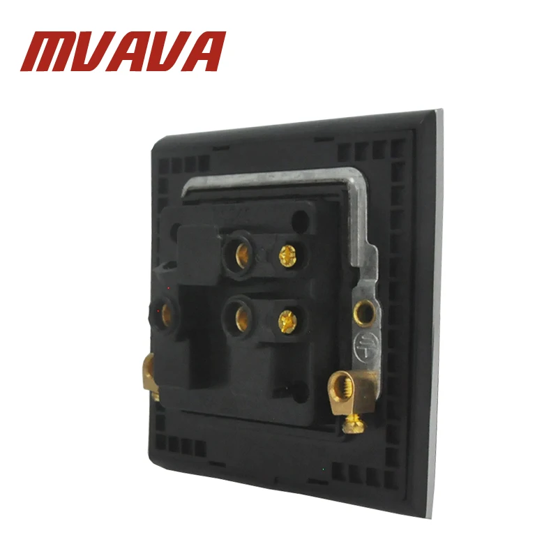Mvava 5 контактов универсальный Sokcet 10A 16A AC 110 250 В матовый серебристый сатиновый