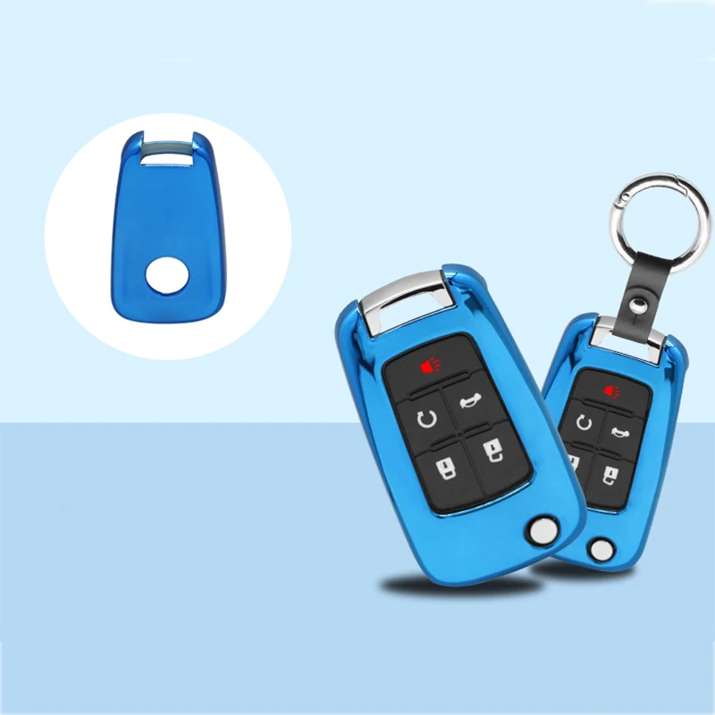 For Chevrolet Chevy Cruze Trax TPU Soft Gum Gel Car Styling Key Shell Case Cover Holder Keyring Keychain Accessories | Автомобили и