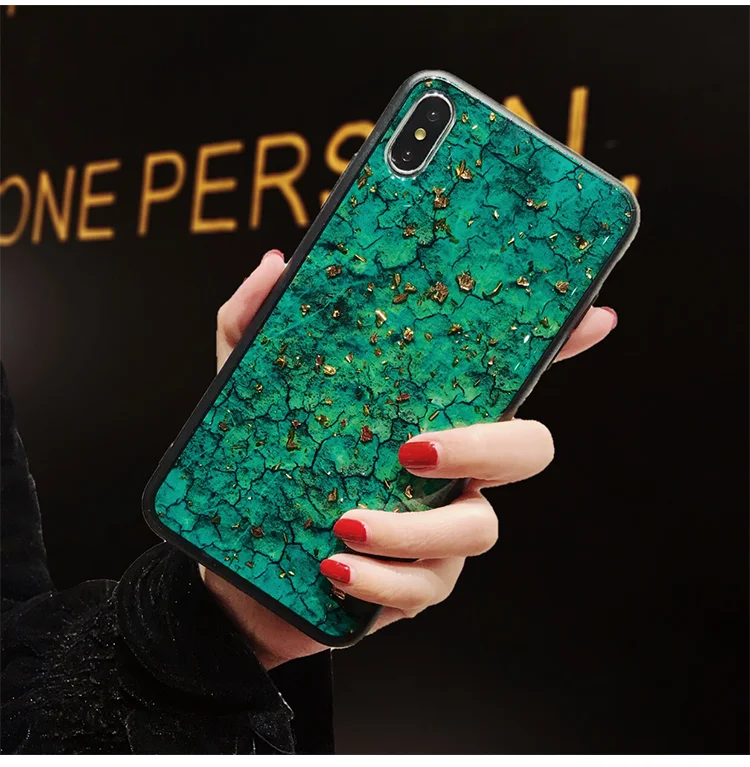 Чехол Kerzzil с золотой фольгой Блестящий Мягкий чехол для Samsung S8 S9 S7 edge роскошный