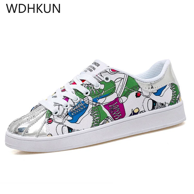 WDHKUN/женские кроссовки коллекция 2019 года летняя женская повседневная обувь