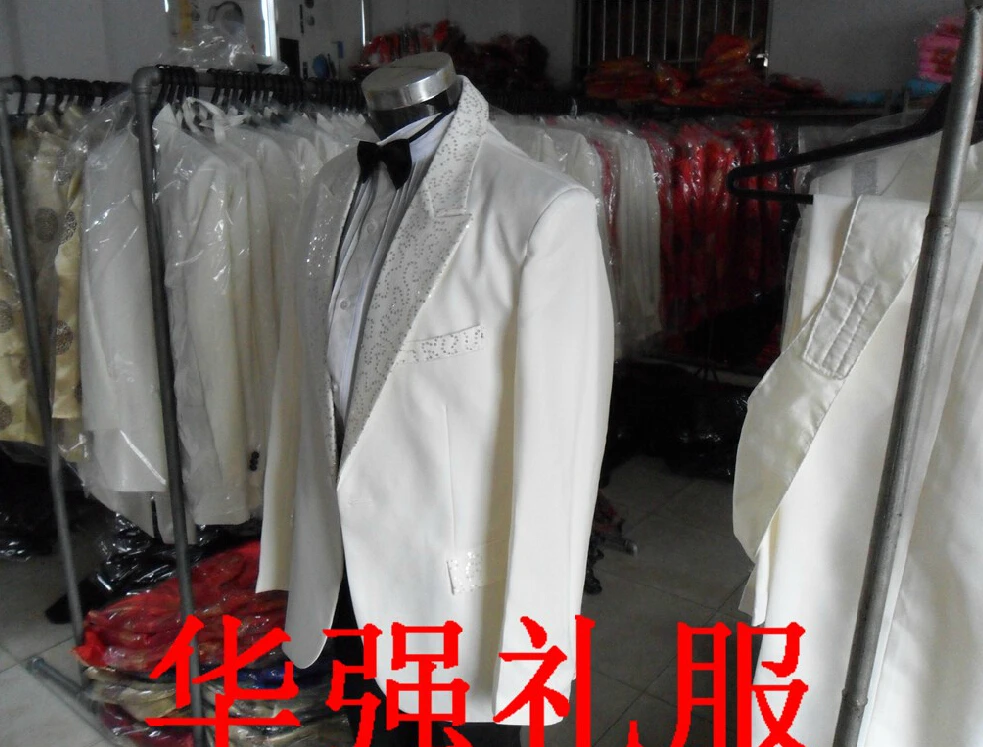 Мужской костюм emcee с блестками большие размеры | Мужская одежда