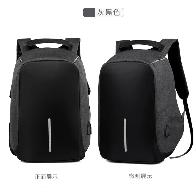 Рюкзак мужской для ноутбука с USB зарядкой и защитой от кражи|backpack business|backpack
