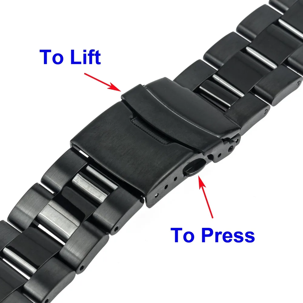 Ремешок для часов из нержавеющей стали сменный Браслет с пряжкой iWatch Apple Watch 38 мм 42