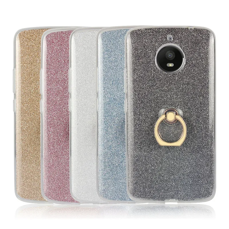 Чехол для телефона с поворотным кольцом и держателем пальцев Motorola Moto E4 Plus