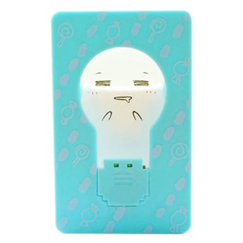 CNIM Hot Cute Portable Faddish Pocket LED Card Light Lamp Luminous Wall | Лампы и освещение