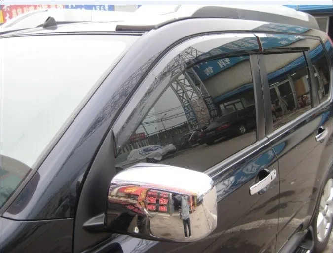 ABS Хромированная Боковая дверь заднего вида зеркала Накладка для Nissan Qashqai 2008 2009 2010