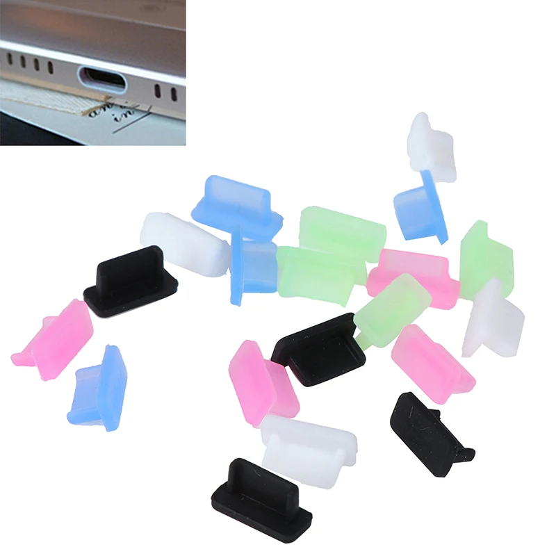 Hot sale 10pcs USB 3.1 Type C Anti Dust Rubber Plug For Macbook Huawei P9 Charger Cover | Мобильные телефоны и аксессуары