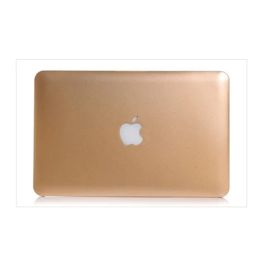 Чехол для ноутбука с логотипом cuttput золотисто серебристый чехол накладка Mac Book Air