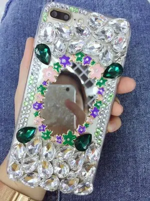 Роскошный блестящий зеркальный чехол для Samsung S21 S20 S9 S8 S10 Plus Note 9 8 10 20 | Мобильные
