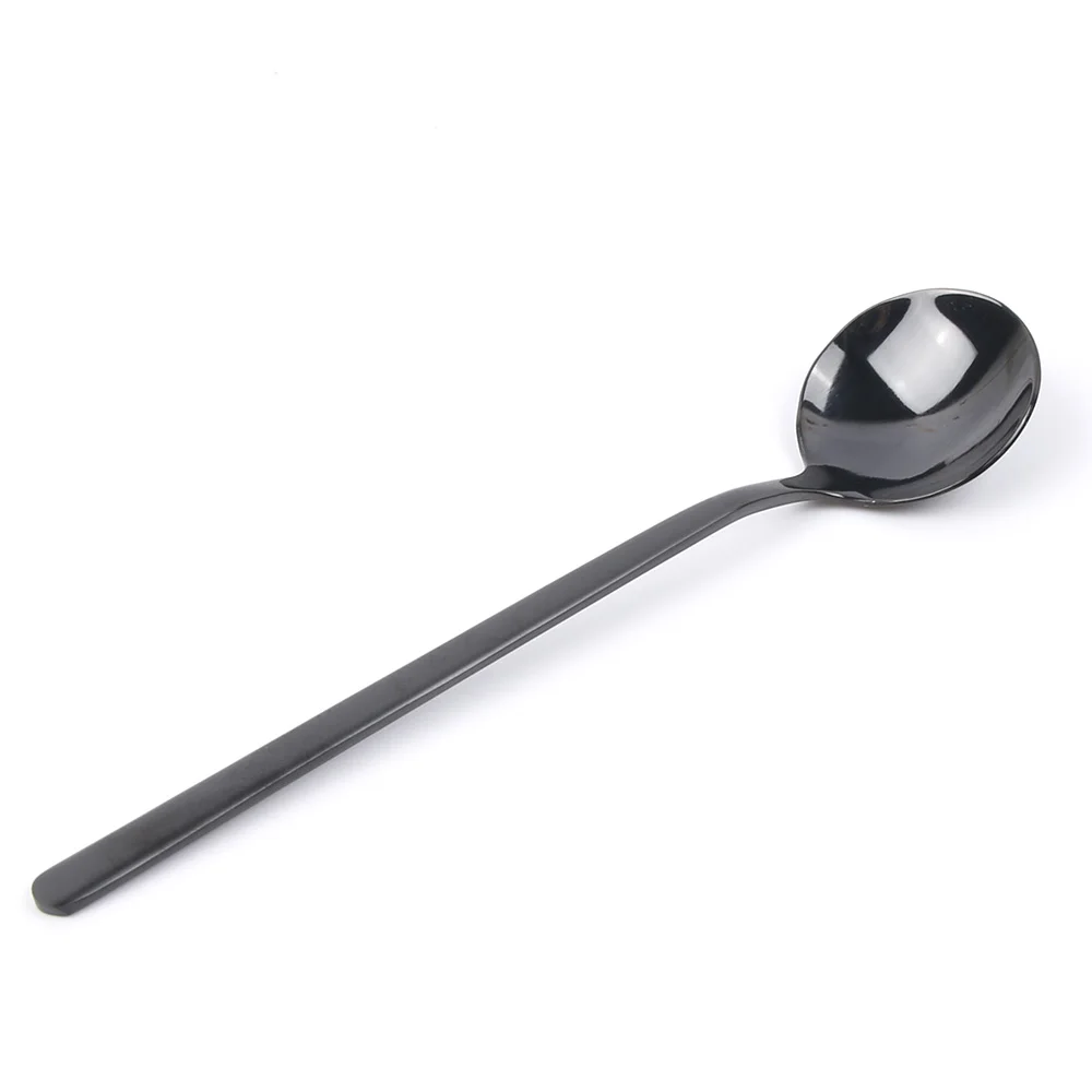 1 шт. креативные кофейные ложки из нержавеющей стали маленькие круглые для супа