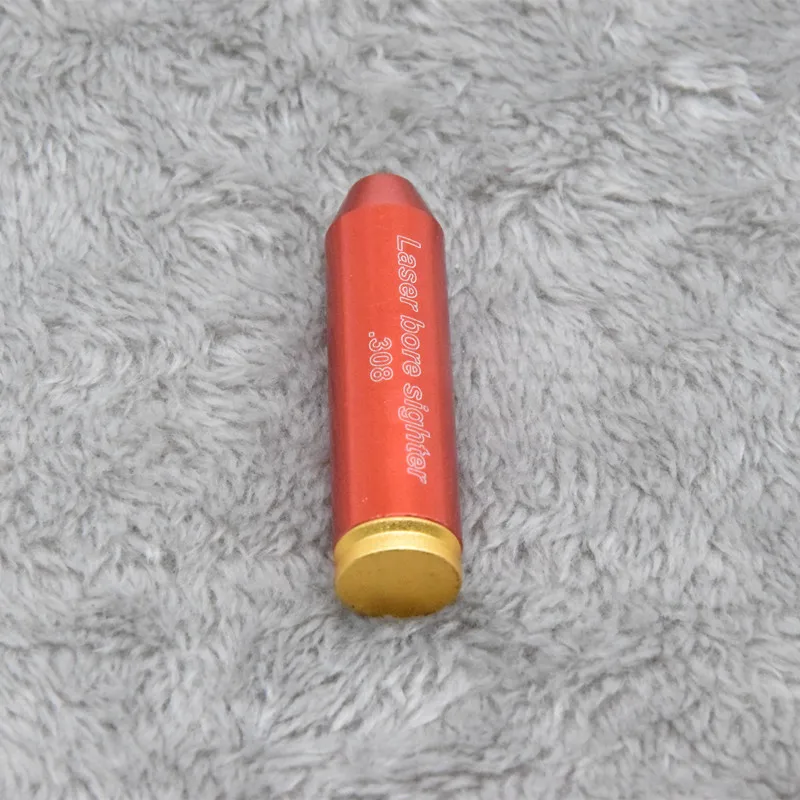 .308 Красный охотничий красный лазер Boresighter CAL.308. 223 30-06 CAL7.62x39 7,62X54 12GA картридж Тактический лазерный Диаметр Sighter - Цвет: .308