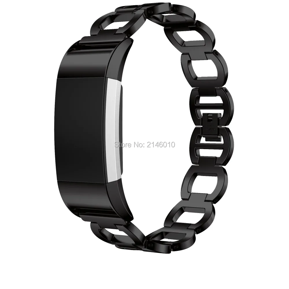 Для Fitbit Charge 2 браслет из нержавеющей стали аксессуар ремешок для часов автобус