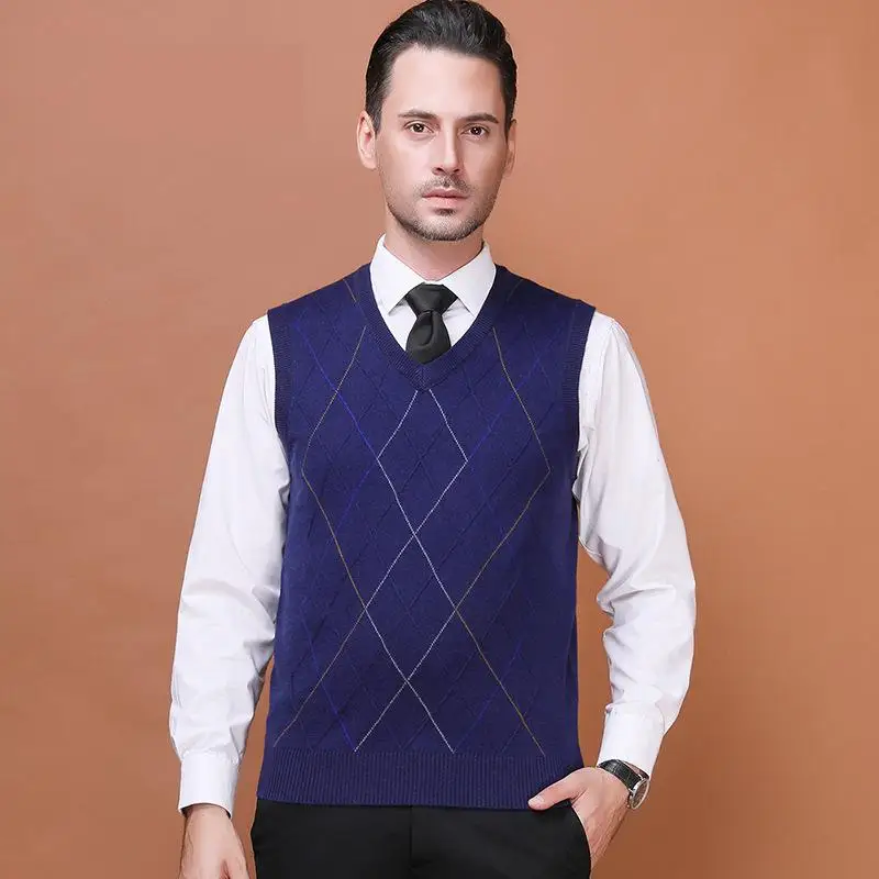 Новое поступление брендовый Мужской осенне зимний Повседневный вязаный