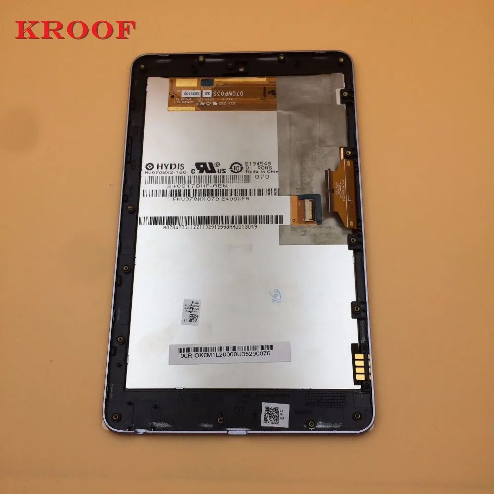 KROOF для ASUS Google nexus 7 1st Gen 2012 ME370 ME370T сенсорный экран дигитайзер стекло с ЖК дисплеем