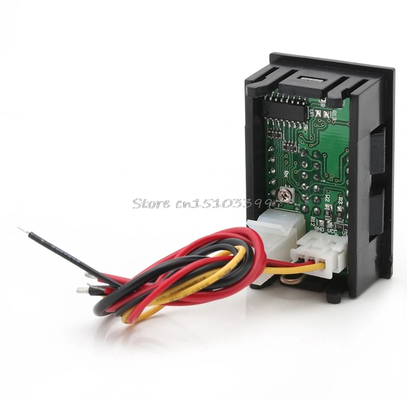 Вольтметр амперметр постоянного тока цифровой светодиодный двойной дисплей 4