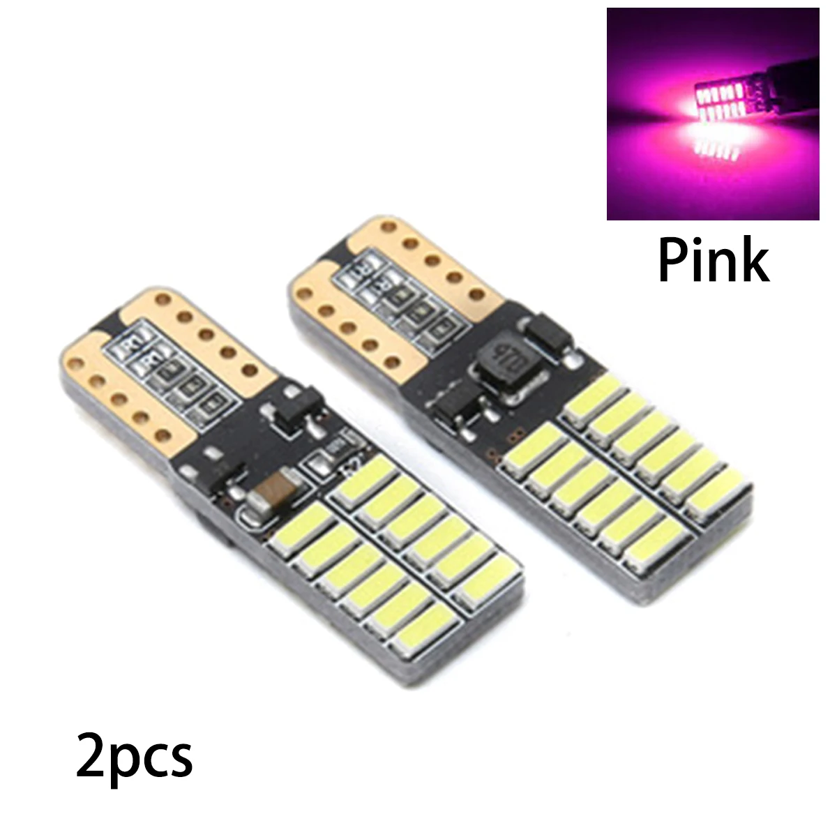 JOGMACHINE T10 24smd светодиодный светильник лампы автомобилей CANBUS без ошибок 4014 12V 24V супер яркий просвет лампа белый красные, синие фиолетовые