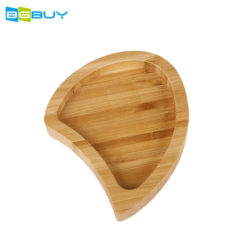 5 сетки разделенные Твердые бамбуковые специальные тарелки для посуды