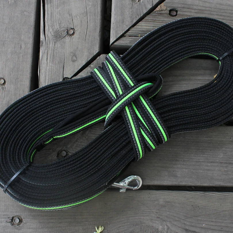 Non-slip Reflective Outdoor Dog Leash Traction Rope with Soft Padded Handle for Medium Large Dogs Long Tracking Lead 5m/10m/15m | Дом и сад