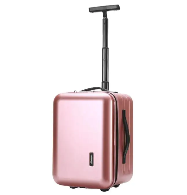 only 1pcs luggage Travel tale 16 дюймов Новое поступление салон троллейбуса розовое платье ручной работы с столкновения тележка для багажа чемодан набор - Цвет: only 1pcs luggage