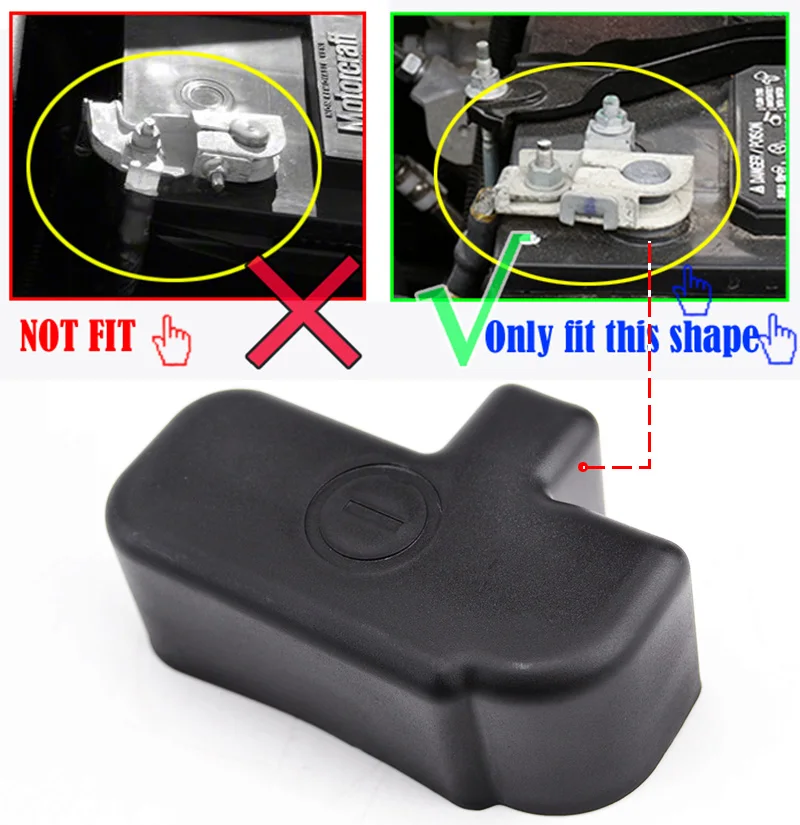 

For Ford Explorer 2011 - 2018 Engine Battery Power Anode Negative Cable Terminal Lid Cover Frame 2012 2013 2014 2015 2016 2017