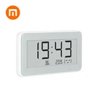 Горячие в наличии оригинальные Xiaomi Mijia MiaoMiaoCe BT4.0 беспроводные умные электрические цифровые внутренние и наружные гигрометры термометр часы