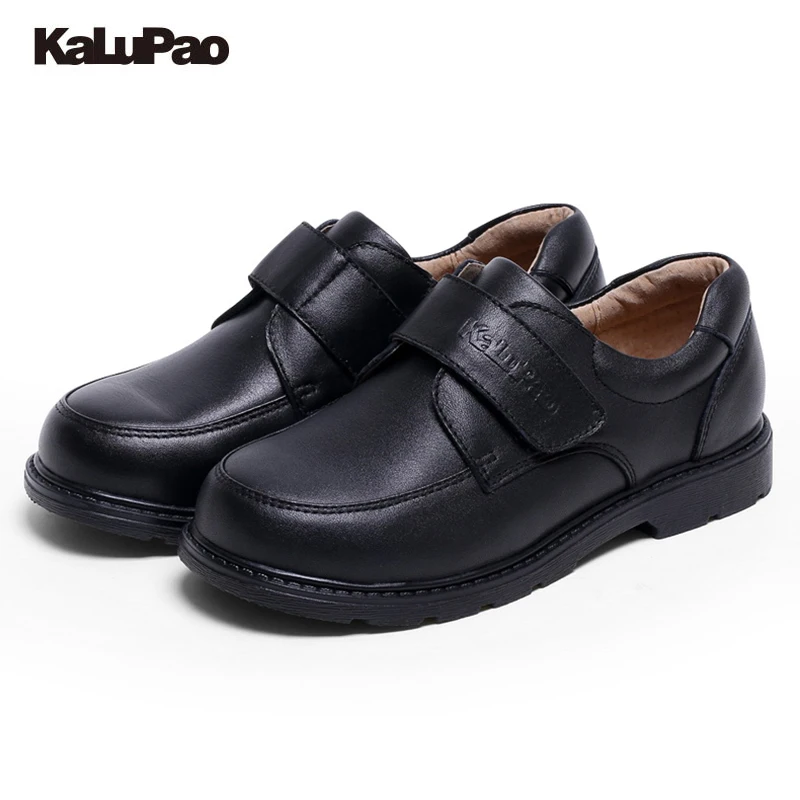 KALUPAO/детская кожаная школьная обувь красивые модельные туфли для мальчиков