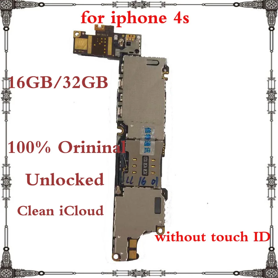 Материнская плата для iphone 100% оригинальная разблокированная бесплатная доставка