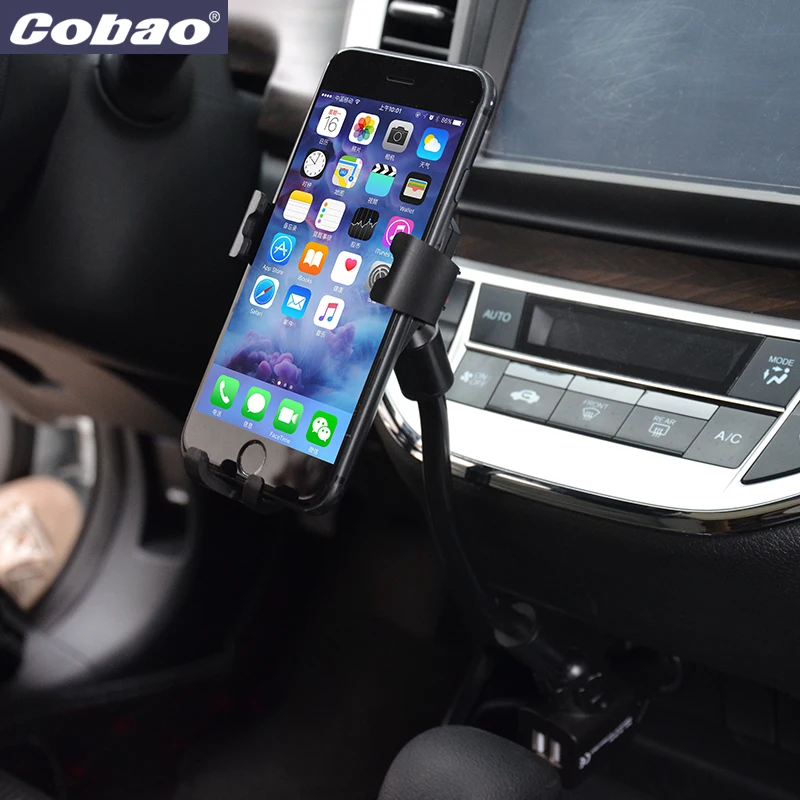 Cobao 5V 1A гравитационный Автомобильный держатель для мобильного телефона зарядное