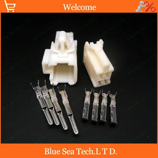 

10 set 2.2mm 4 Way/pin Electrical Connector Kits,Auto Male&Female connector for Car,motorcycle,electrombile etc.