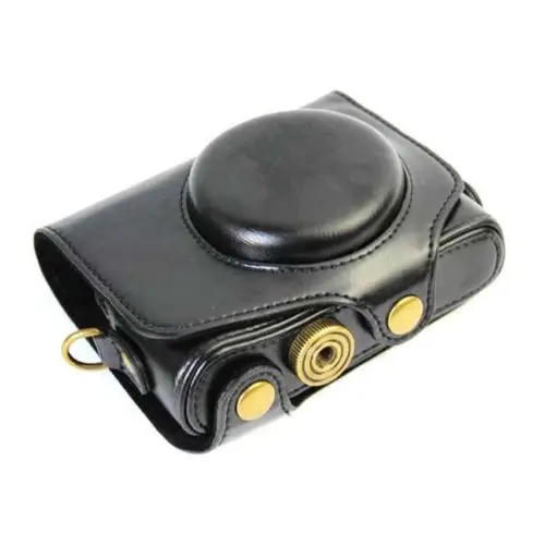 Pu Leather Camera Bag Case For Canon Powershot SX740 HS SX730 SX720 Digital | Электроника