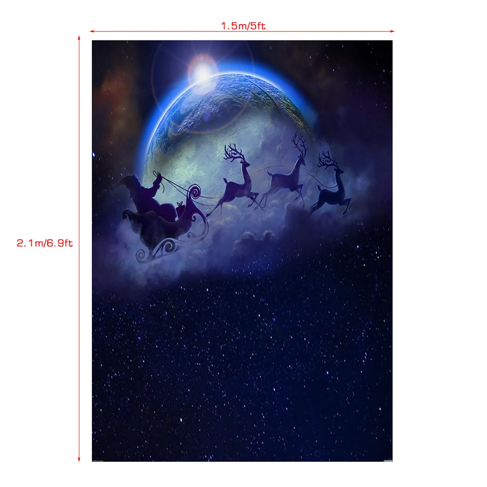 Фон для фотосъемки Andoer в рождественском стиле 1 5*2 м/5*7 футов|Фон фотосъёмки| |