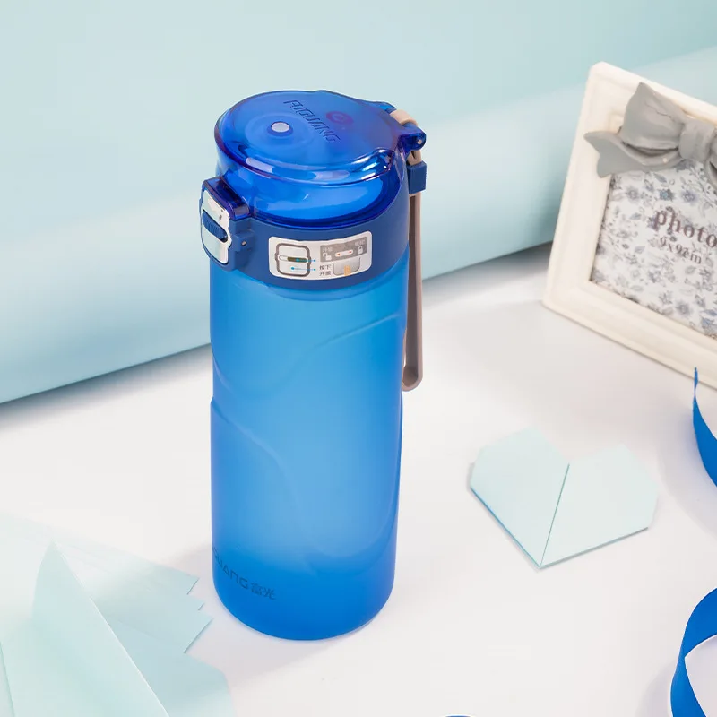 Fashion Simple water bottle Travel hiking office camping Leakproof portable kettle Sport student plastic kettle kid water bottle